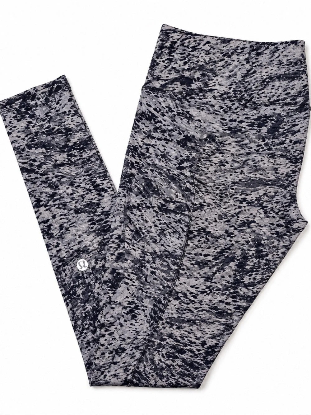 BLACK AND GRAY LULULEMON LEGGINGS